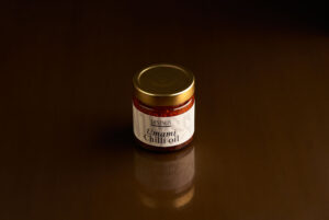 GP Dinings SW3 Umami Chilli Oil by Dinings SW3, Masaki’s secret crunchy recipe