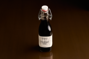 Premium Tsukuri soy sauce used for cooking, marinades, and sashimi dipping